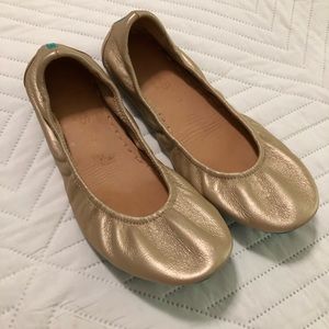Champagne Tieks Size 7 Without Box